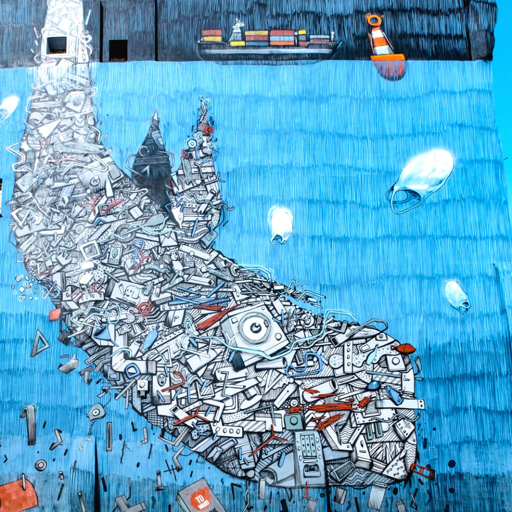 Murale TOward 2030 Torino experience Stippelli