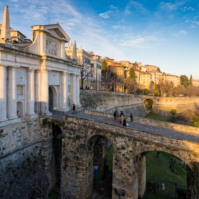 Castello di Malpaga e a Bergamo